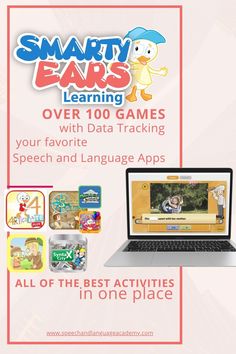 Calling all SLPs! Say goodbye to the days of searching for individual speech therapy games. Smarty Ears Online is your one-stop solution with hundreds of interactive games all in one platform. From articulation to language skills, vocabulary to social communication, Smarty Ears Online has it all. Engage your students with a wide variety of games and watch their progress soar. Say hello to efficiency and convenience in your therapy sessions. Language Practice, Language Apps, Speech Therapy Games, Therapy Games, Social Communication, Interactive Games