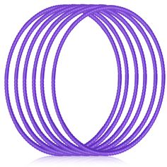 purple rope bracelets on white background