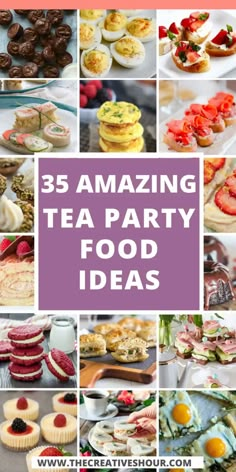 the top 25 amazing tea party food ideas