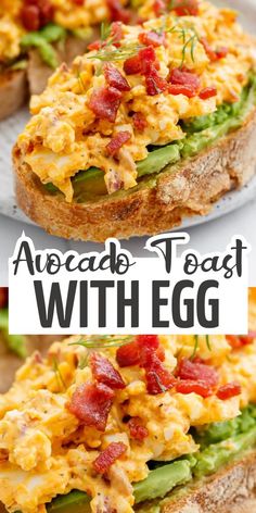 an egg salad on toast with bacon and lettuce