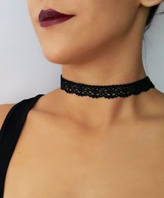 -------------------------------------♥ ♥ ♥ bohomila ---------------------------------------------- Black Lace Choker Necklace - Radiate your beauty in this beautifully detailed Black Lace Choker Necklace. Dress it up or dress it down its boho chic for any occasion. ------------------------------------♥ ♥♥ D E S C R I P T I O N ♥ ♥♥ --------------------------------------------------- ♥Choker Length : 35cm ♥Width : 1.5cm ♥Silver plated lobster clasp ♥ Includes a 2 inch ( 5 cm) extension chain for Bohemian Summer Party Choker, Black Necklace For Summer Gift, Black Necklaces As Summer Gifts, Black Necklace Summer Gift, Elegant Handmade Summer Choker, Black Choker Necklace For Summer, Black Choker Necklace For Festival, Black Summer Choker Necklace, Trendy Black Festival Choker