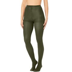 Beautiful opaque tights with easy pull-on construction for everyday wear. Functional 4-way Stretch Solid Color Tights, Solid Color Stretch No-show Tights, Cheap Elastic Full-length Tights, Green Stretch Full-length Tights, Solid Compressive Tights With 5-inch Inseam, Woman Back, Opaque Tights, Shipt Shopper, Womens Tights