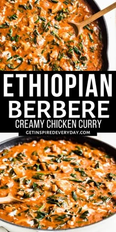 an image of ethiopian berbre creamy chicken curry