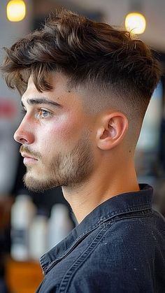 Fade Haircut Short, Men Fade Haircut, Men Fade Haircut Short, Best Fade Haircuts, Mens Hairstyles Fade, Mens Haircuts Short Hair, Crop Haircut, Men Haircut Curly Hair, Taper Fade Haircut