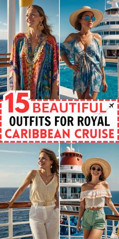 Sail in style with these 15 chic outfit ideas for your Royal Caribbean cruise. Think breezy maxi dresses for dinners, stylish swimsuits with cover-ups for pool days, and casual yet polished looks for exploring ports of call.
Cruise outfits, Royal Caribbean fashion, stylish cruise looks, vacation wardrobe, tropical outfits. Tropical Outfits, Caribbean Fashion, Royal Caribbean Cruise, Caribbean Cruise, Pool Days, Dinner Dress