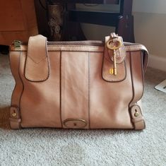 All Leather...Great Condition...The Bag That Goes With Everything! Fossil Handbags, Fossil Bags, The Bag, Michael Kors Hamilton, Fossil, Satchel, Top Handle Bag, Michael Kors, Bag Lady