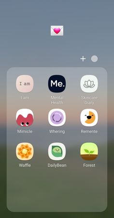 an iphone screen showing the icons for different types of things to see and do on it