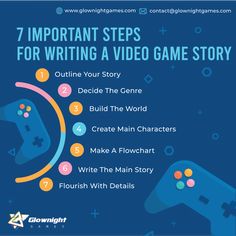 the 7 important steps for writing a video game story