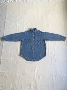 vintage 60s jc penney big mac chambray cotton work shirt by RabiaYMiel on Etsy 60s Mod, Big Mac, Work Shirt, Paint Stain, Mens Oxfords, Work Shirts, 1960s Vintage, Vintage 60s, Vintage 1960s