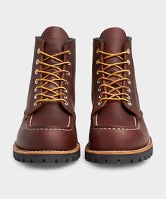 *Please note that we are only able to ship Red Wing within the United States* The Roughneck stands out as a rugged 6-inch moc with Vibram®'s original lug outsoles for aggressive, all-season traction. True to its name, the Roughneck stands up to heavy wear and lasts for years. The Roughneck was born from a boot first m Rugged Combat Boots With Vibram Sole And Moc Toe, Fall Combat Boots With Vibram Sole And Moc Toe, Outdoor Combat Boots With Vibram Sole And Moc Toe, Outdoor Moc Toe Combat Boots With Vibram Sole, Outdoor Work Boots With Vibram Sole And Moc Toe, Moc Toe Combat Boots With Vibram Sole For Outdoor, Goodyear Welt Moc Toe Lace-up Boots For Outdoor Work, Rugged Combat Boots With Lug Sole And Moc Toe, Classic Hiking Boots With Vibram Sole And Moc Toe