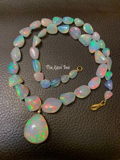 Opal Jewelry Aesthetic, Opal Necklaces, Witch Spells, Crystal Vibes, Fantasy Wardrobe, Crystals Healing, Opal Pendant Necklace, 3rd Eye, + Core + Aesthetic