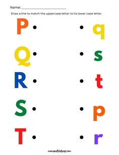 a printable letter worksheet for children