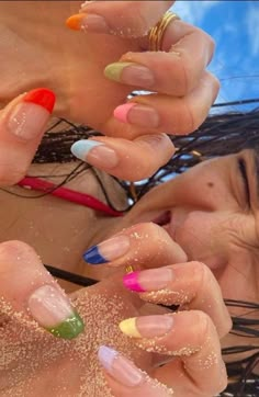 ☺︎ pinterest: ellawagner_ ☺︎ Summer Nails 2024 Gel, Summer Vacay Nails 2024, Almond Nails Fun, Nail Inspiration Summer 2024 Almond, Mexico Nail Ideas, Mediterranean Nails, Espresso Nails, Summer Vacay Nails, Europe Summer Nails