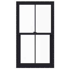 an open window on a white background