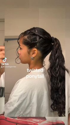 High Ponytail Hairstyles, Cute Curly Hairstyles, Trendy Hairstyle