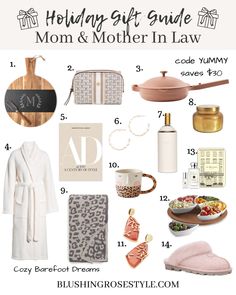 the holiday gift guide for mom and mother in law