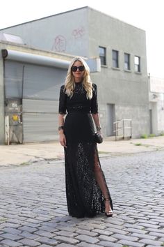 Wedding Guest Outfit Winter, Black Tie Attire, Winter Wedding Guests, Trendy Chic, Black Gown, Lace Dress Black, Long Black Dress, Dresses To Wear To A Wedding, Guest Outfit