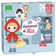 Mia's Disguises Dress Up Set, Shop Sweet Lulu Pretend Play Toys, Dress Up Dolls, Polly Pocket, Wooden Dolls, Play Doh, Little Red Riding Hood, Doll Sets, Red Riding Hood, Imaginative Play