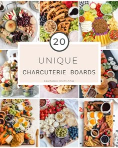 the top 20 unique charcuterie boards for your next party or brunch