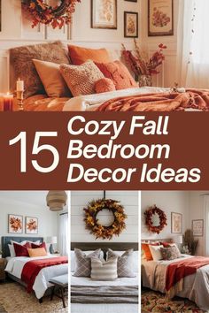 cozy fall bedroom decor ideas that are easy to do