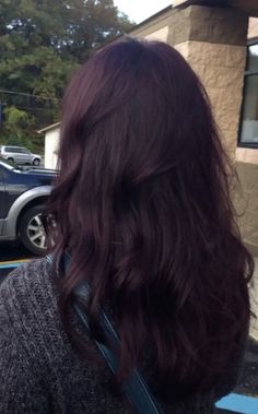 Hair Color Cherry Coke, Dark Burgundy Hair, Cherry Cola Hair, Black Cherry Hair, Cherry Hair Colors, Maroon Hair