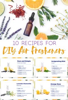 the top ten ingredients for diy air fresheners