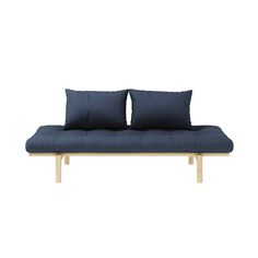 Pace Daybed - THAT COOL LIVING Japanese Futon Bed, Blue Futon, Banquette Futon, Japanese Futon Mattress, Japanese Futon, Futon Frame, Futon Mattress, Relaxing Places, Futon Bed