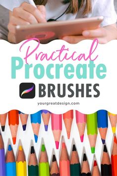 Practical Procreate Brushes – Copic Marker, Pen, Watercolor - Download and Use Now! Neon Fashion, Free Brush