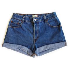 "Vintage Levi Strauss Medium/Dark Blue Wash High Waisted Rise Cuffed Stretch Denim Jean Shorts 30/31\" waist fit* (your body's waist). Size Tag 10 Garment measurements (laying flat): Waist 30.5\" at rest / 34\" stretched Hips 40\" at rest / 45\" stretched Rise 10.5\" Inseam 1.5\" cuffed / 4\" uncuffed Leg opening 23\" at rest / 27\" stretched Item 2491 Great vintage condition! More sizes & styles available on my shop page! SAVE ON SHIPPING:* FREE SHIPPING AT $35 (Under $35: shipping on each additional item only $2) PRIORITY MAIL UPGRADE 2 or more items: no additional charge or action needed for Priority upgrade when purchased together 1 item: +$3 (otherwise will ship First Class) For details on sizing, see SIZE GUIDE under \"Additional Policies\": https://www.etsy.com/shop/GoldenGarb/polic Cheap Medium Wash Jean Shorts With Frayed Hem, Cheap Ripped Relaxed Fit Jean Shorts, Cheap Denim Blue Cutoff Jean Shorts, Cheap Washed Blue Cutoff Jean Shorts, Cheap Cutoff Dark Wash Shorts, Cheap Light Wash Women's Jean Shorts, Cheap Distressed Mid-rise Jean Shorts, Cheap Blue Cutoff Jean Shorts, Cheap Dark Wash Jean Shorts