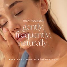 Love your skin, gently, frequently, naturally, with Naturanova Skincare Science, Skincare For Oily Skin, Moisturizer For Oily Skin, Aging Serum, Skin Care Clinic, Beauty Products Photography, Winter Skin Care, Skin Glow, Summer Skin