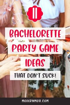 Need bachelorette party games ideas that are actually fun? This list of 11 games guarantees a night full of laughter without any of the cringe. Perfect for getting the party started, these ice-breakers and funny games will keep the energy high. Discover the best bachelorette party games funny enough to make your girls’ night unforgettable! Bachelorette Party Game Ideas, Funny Bachelorette Games, Maid Of Honor Responsibilities, Trendy Bachelorette Party