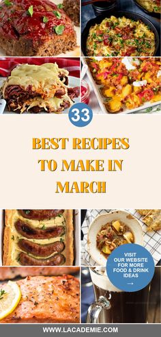 the best recipes to make in march