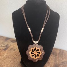 Beautiful Coconut Shell Floral Necklace Purchased In Fiji As A Souvenir.. Unfortunately I Have Never Worn It, So Time To Go. Coconut Jewelry, Coconut Shell, Floral Necklace, Shell Jewelry, Jewelry Inspo, Womens Jewelry Necklace, Jewelry Sets, Coconut, Shells