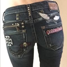 Size Listed Is 25 But Original Size Is 26 However These Jeans Run Small. They Got True 25!!! These Are Like New Rarely Worn And In Perfect Condition. 32 Inseam Shredded Jeans, Robin Jeans, Robins, Rock N, Business Ideas, Jeans Pants, Rock N Roll, Dream Closet