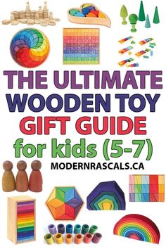 the ultimate wooden toy gift guide for kids 5 - 7