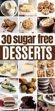 30 sugar free desserts that are delicious and easy to make