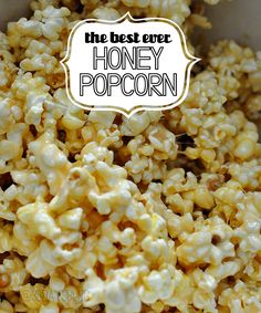 the best ever honey popcorn recipe