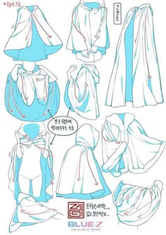 the instructions for how to draw clothes in chinese