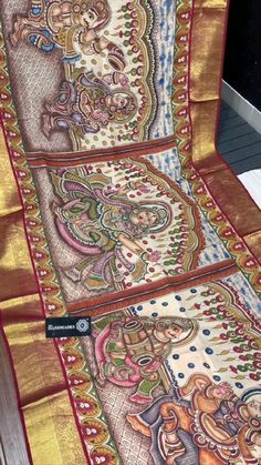 Kalamkari Dress, Kalamkari Blouse Designs, Elegant Sarees, Silk Saree Blouse Designs Patterns, Durga Ji, Kalamkari Dresses, Kalamkari Blouse, Kalamkari Sarees