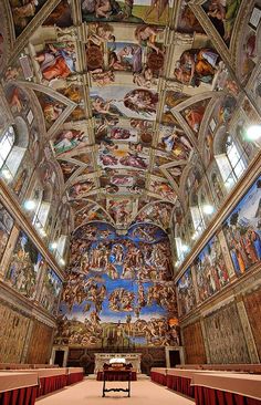 The Sistine Chapel. Michelangelo Paintings, Mckayla Maroney, Visit Rome, The Sistine Chapel, Bucket Lists, Place Of Worship, Places Around The World