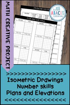 a printable worksheet with the text, math creative project 150 geometric drawings number skills plans and levitations