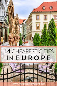 Attention trailblazers: Are you itching to backpack this summer on the cheap? Trying to spend less than $50 a day and live like a king (or queen)? Forget London, Paris, and Santorini, and check out these 14 budget-friendly European cities! Cheap European Cities, Destination Ideas, European Cities, Traveling Abroad, Backpacking Europe, Astral Travel, Voyage Europe, Cities In Europe