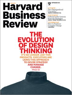 the cover of harvard business review, featuring an image of a man's head