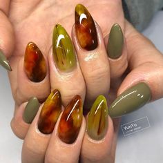 Hippie Nails, Fall Nail Art, Brown Nails, Autumn Nails, Nail Art Ideas, Fall Nail, Dream Nails, Funky Nails