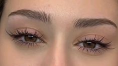 Eyelash Claim, Wispy Lash Extensions Styles, Butterfly Lashes, Lash Ideas, Brown Eyes Aesthetic, Perfect Lashes, Wispy Eyelashes, Lash Extensions Styles, Pretty Lashes