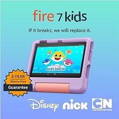 Click Here👉 https://a.co/d/3qnySe0 CONTENT KIDS LOVE — Includes a 1 year subscription of Amazon Kids+: the only service with thousands of ad-free books, games, videos, apps and Alexa skills from brands like Disney, Nickelodeon and PBS Kids. After 1 year, your subscription will automatically renew every month starting at just $4.99/month plus applicable tax. You may cancel any time by visiting the Amazon Parent Dashboard or contacting Customer Service. SAFETY FIRST Fire Kids, Subscriptions For Kids, Tablet Amazon, Cn Cartoon Network, Kid Tablet, Alexa Skills, Kids Tablet, Alexa Echo