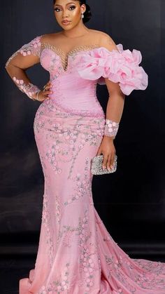 Fashion: #fashion, #style, #outfitinspiration, #beauty Wrapper Gown Styles Lace, Asoebi Lace Styles, Nigerian Wedding Dresses Traditional, Lace Evening Dress Long, My Culture