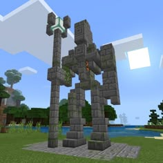 an image of a very nice looking structure in minecraft