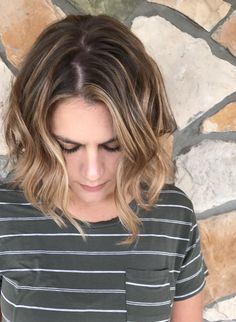 Ariel Edens Hair Studio in Wexford, PA. 412-652-7023. #balayage #blonde #darkroot #sombre #shorthair #bluntbob #pittsburgh #412 Dark Roots, Short Hair Styles