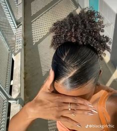 Two Braids In Front With Slick Back Natural Hair, Black Women Sleek Bun, 4b Slick Back Bun, 4c Natural Hairstyles Slick Back, Slick Back Curly Hair Black Women, Sleek Back Bun 4c Hair, Short Hairstyles For Black Women Curly, Slick Back Braid Black Women, Slick Back Bun Natural Hair 4b